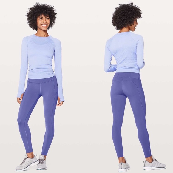 lululemon athletica Pants - ⚡️SALE Lululemon Fast & Free 7/8 Tight Nulux Legging Pant Stony Grape Purple